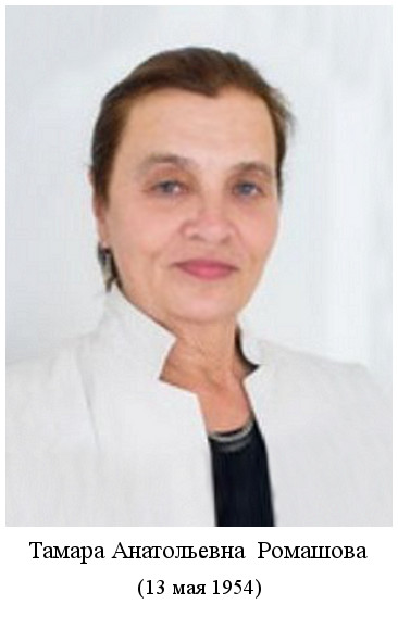 родилась Тамара Анатольевна Ромашова (1954)