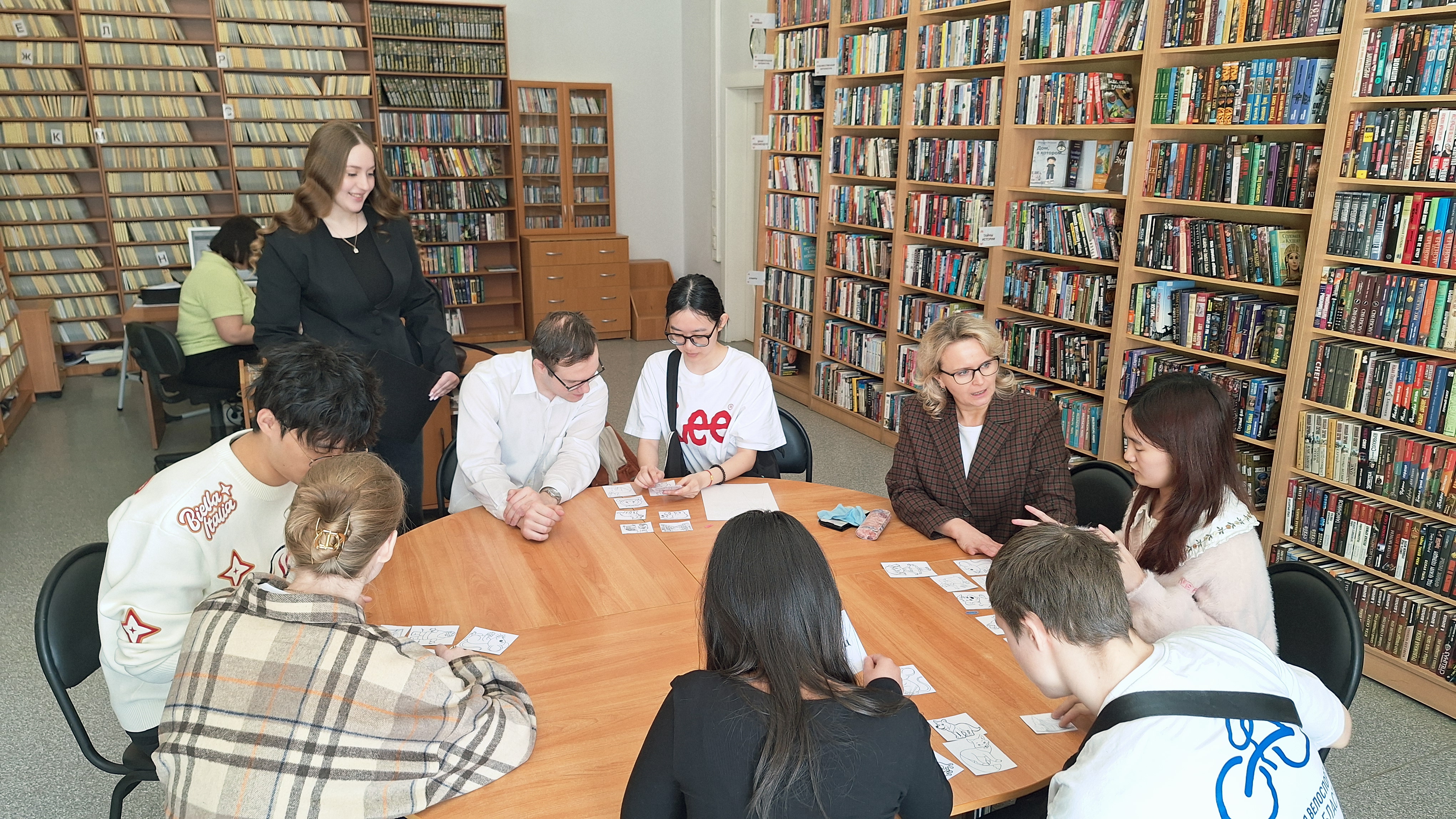 В библиотеке прошел интерактив для детей с нарушениями зрения 