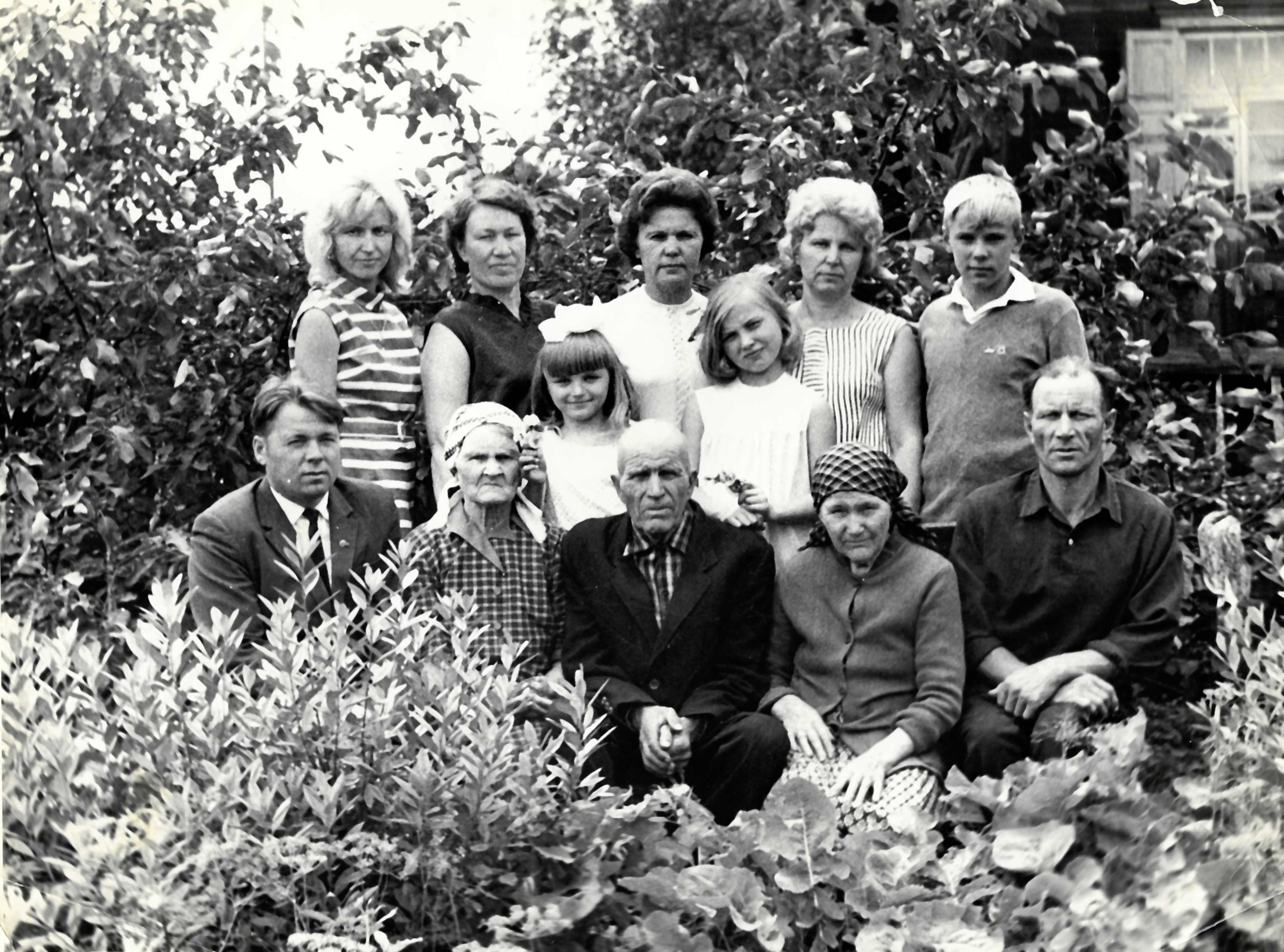 Семья Васильевой Н. А., г. Черемхово, 1971г.