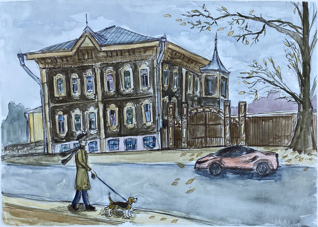 Иванова Вероника. Осенним днем в Томске (победитель в специальной номинации «Томский вайб»)