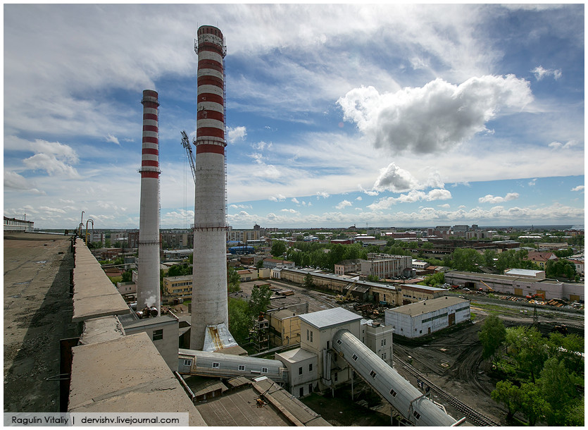 на восточной окраине Томска состоялось торжество закладки новой электростанции (1943)